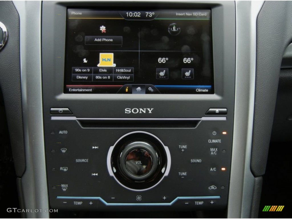 2013 Ford Fusion Titanium Controls Photo #74932227