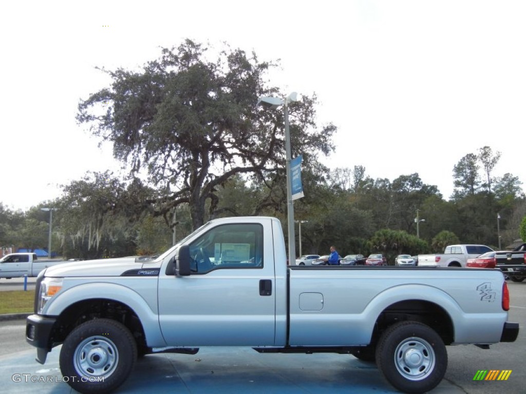 Ingot Silver Metallic 2013 Ford F250 Super Duty XL Regular Cab 4x4 Exterior Photo #74933714