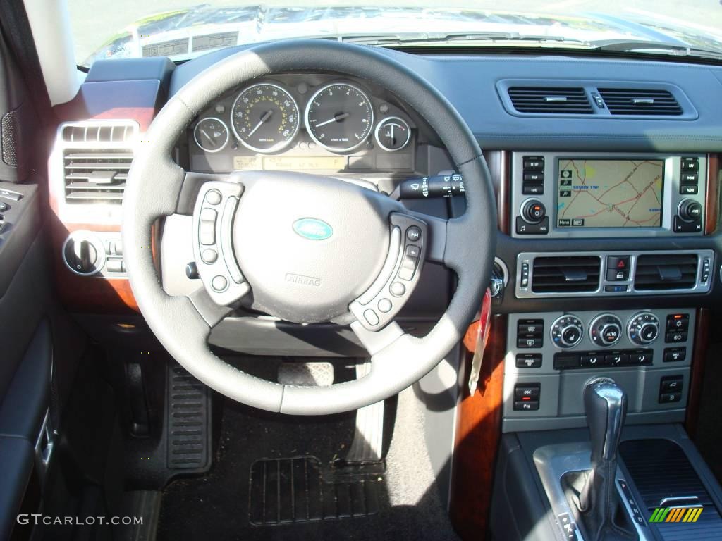 2008 Range Rover V8 HSE - Java Black Pearlescent / Jet Black photo #26