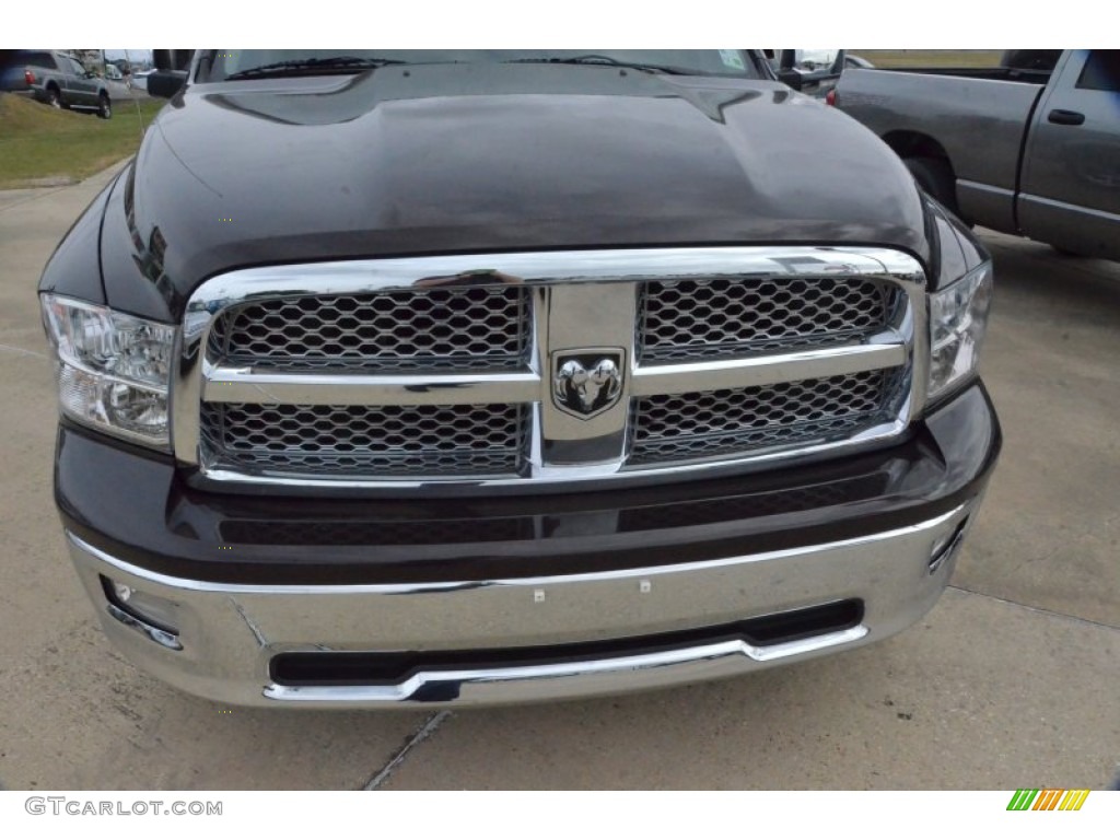 2011 Ram 1500 Laramie Crew Cab - Rugged Brown Pearl / Light Pebble Beige/Bark Brown photo #11