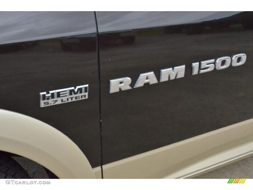 2011 Ram 1500 Laramie Crew Cab - Rugged Brown Pearl / Light Pebble Beige/Bark Brown photo #14