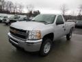 Silver Ice Metallic - Silverado 2500HD Work Truck Regular Cab 4x4 Photo No. 2