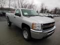 Silver Ice Metallic - Silverado 2500HD Work Truck Regular Cab 4x4 Photo No. 4