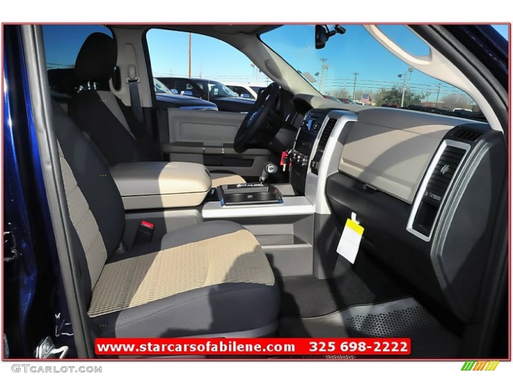 2012 Ram 1500 Lone Star Crew Cab - True Blue Pearl / Dark Slate Gray/Medium Graystone photo #21