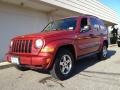 2005 Inferno Red Crystal Pearl Jeep Liberty Renegade 4x4  photo #1