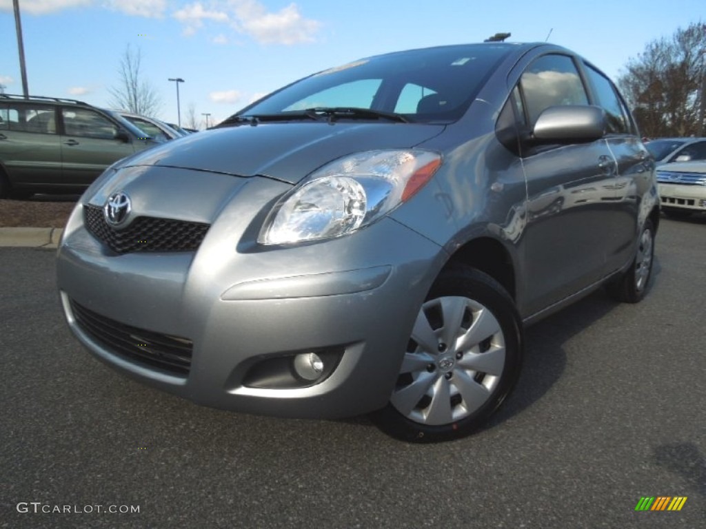 2011 Yaris 5 Door Liftback - Meteorite Metallic / Dark Charcoal photo #1