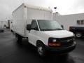 2012 Summit White Chevrolet Express Cutaway 3500 Commercial Moving Truck  photo #4