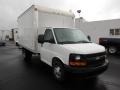 Summit White - Express Cutaway 3500 Commercial Moving Truck Photo No. 4