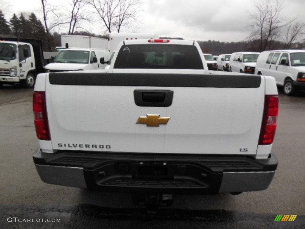 2012 Silverado 2500HD LS Crew Cab 4x4 - Summit White / Dark Titanium photo #7