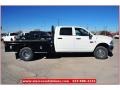 2012 Bright White Dodge Ram 3500 HD ST Crew Cab 4x4 Dually Chassis  photo #9