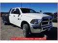 2012 Bright White Dodge Ram 3500 HD ST Crew Cab 4x4 Dually Chassis  photo #10
