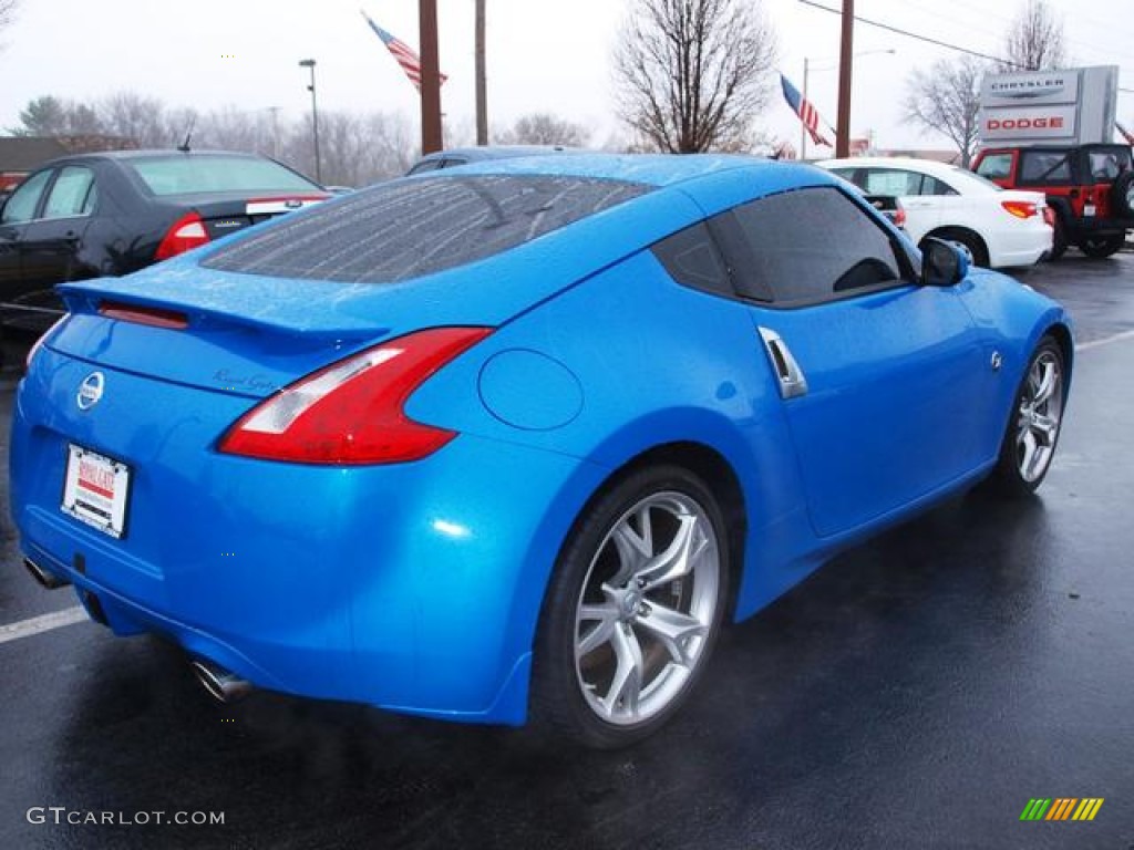 2011 370Z Sport Coupe - Monterey Blue / Black photo #3