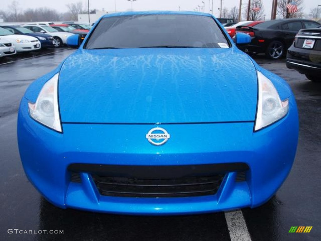 2011 370Z Sport Coupe - Monterey Blue / Black photo #8