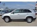 2012 Bright Silver Kia Sorento LX  photo #2