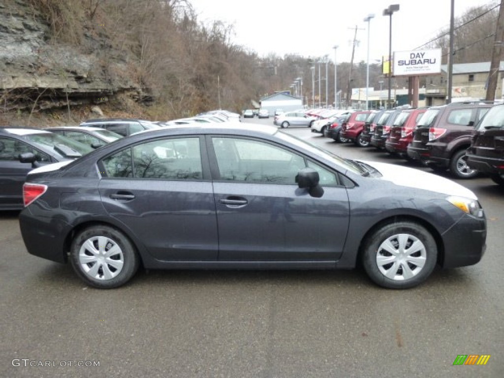 2013 Impreza 2.0i 4 Door - Dark Gray Metallic / Black photo #5