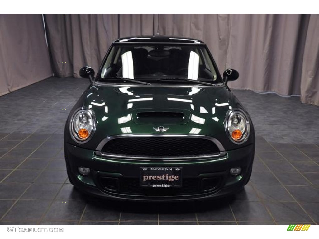 2012 Cooper S Hardtop - British Racing Green II Metallic / Carbon Black photo #3