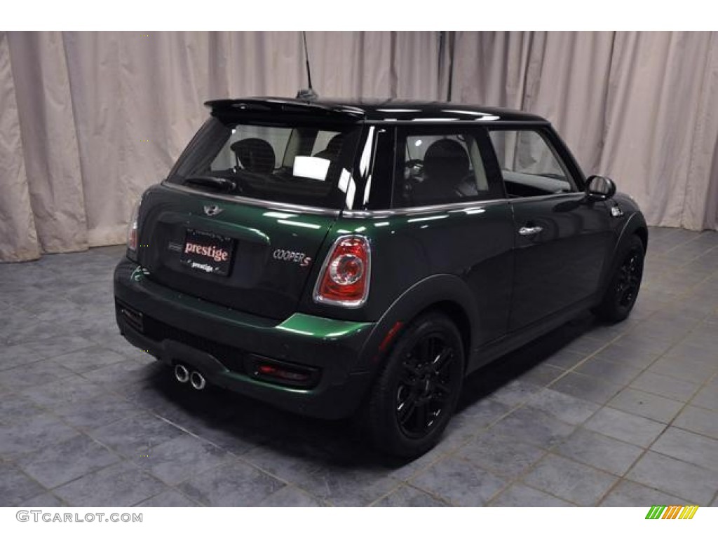 2012 Cooper S Hardtop - British Racing Green II Metallic / Carbon Black photo #14