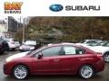 Camellia Red Pearl - Impreza 2.0i Limited 4 Door Photo No. 1