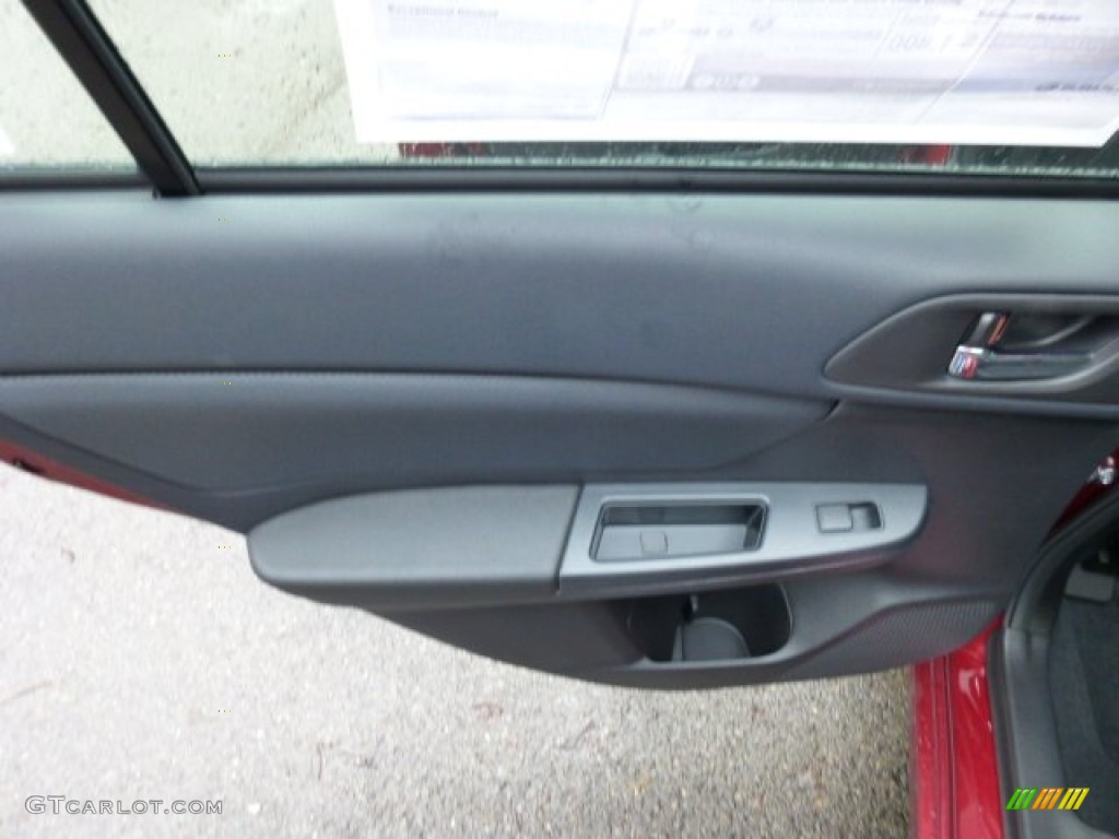 2013 Subaru Impreza 2.0i Limited 4 Door Black Door Panel Photo #74941641