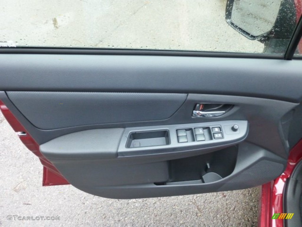 2013 Subaru Impreza 2.0i Limited 4 Door Black Door Panel Photo #74941657