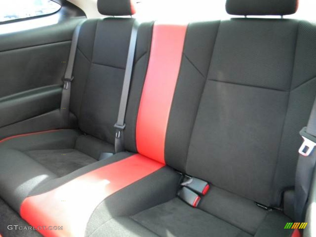 Ebony Ebony Ultralux Red Pipping Interior 2009 Chevrolet