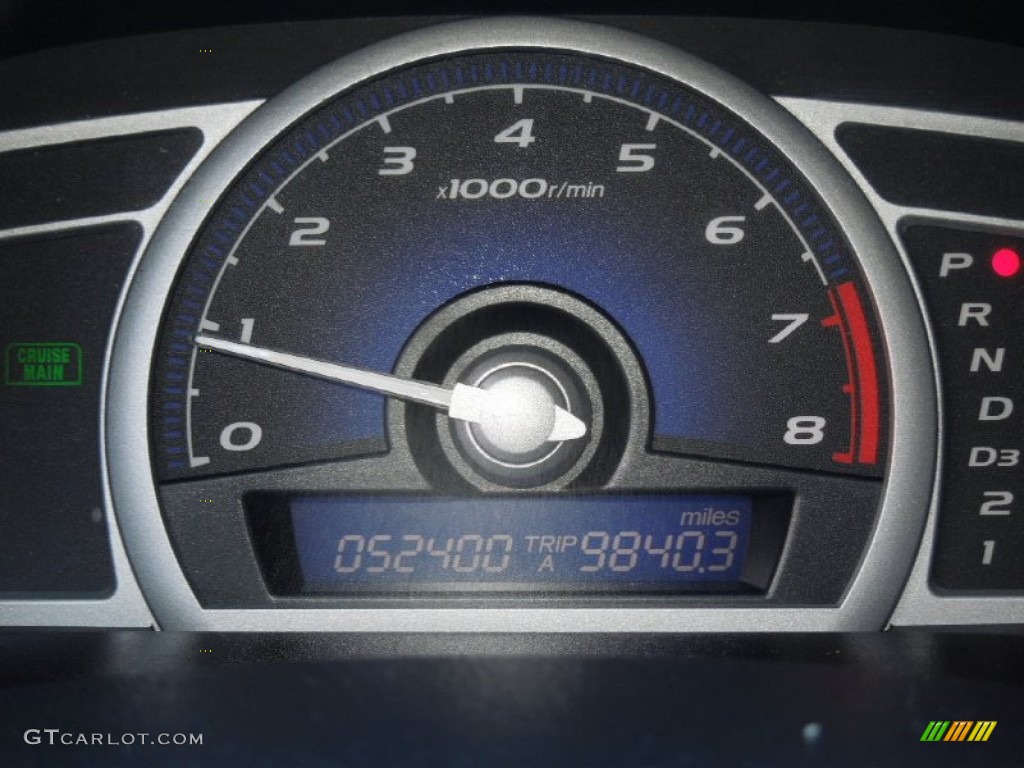 2010 Civic LX Coupe - Atomic Blue Metallic / Gray photo #18