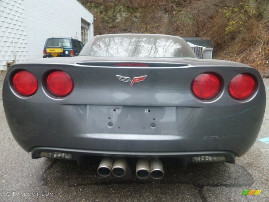 2011 Corvette Coupe - Cyber Gray Metallic / Ebony Black photo #4