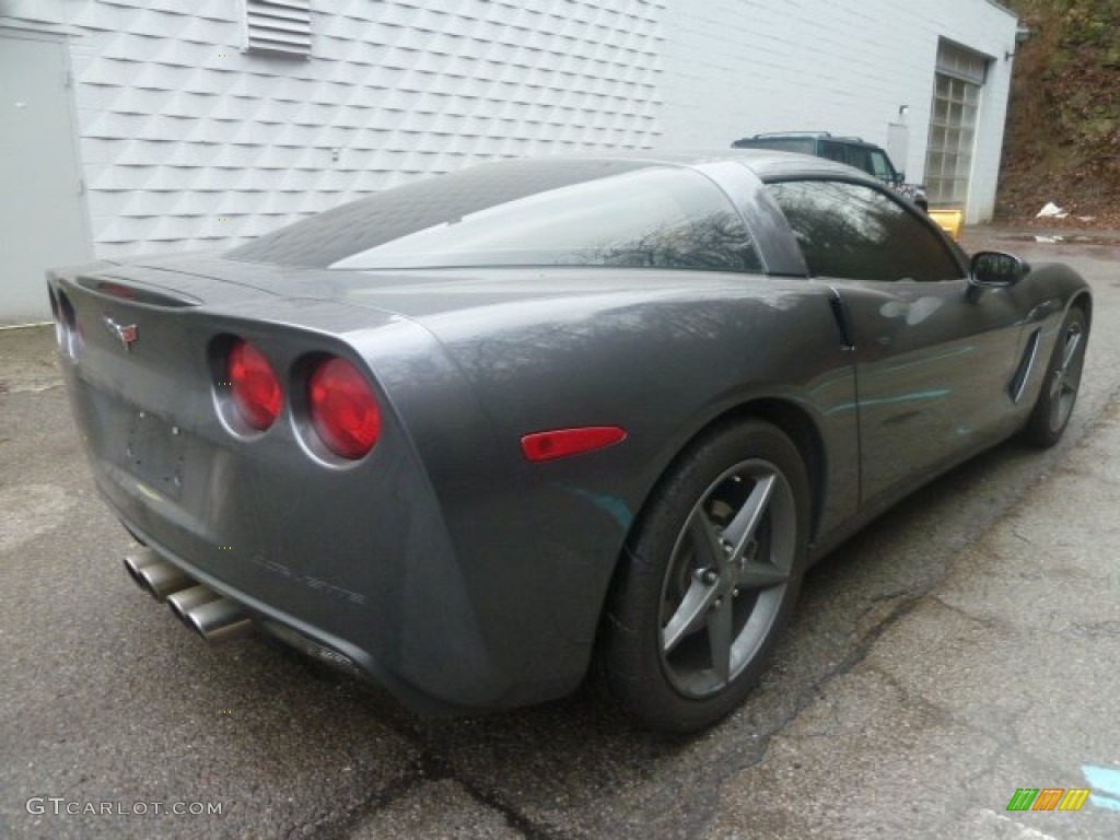 2011 Corvette Coupe - Cyber Gray Metallic / Ebony Black photo #5