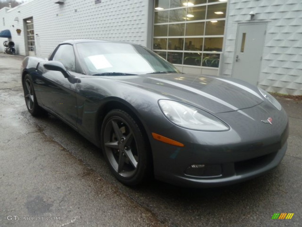 2011 Corvette Coupe - Cyber Gray Metallic / Ebony Black photo #7