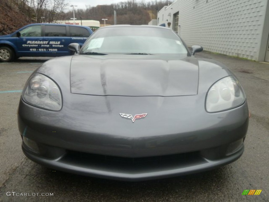 2011 Corvette Coupe - Cyber Gray Metallic / Ebony Black photo #8