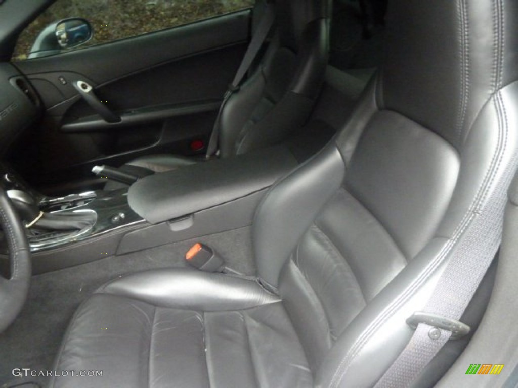2011 Corvette Coupe - Cyber Gray Metallic / Ebony Black photo #13