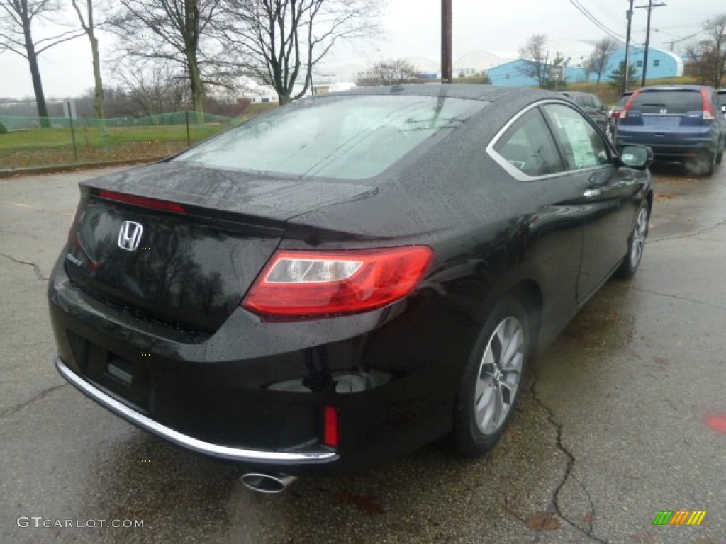 2013 Accord EX-L Coupe - Crystal Black Pearl / Black photo #4