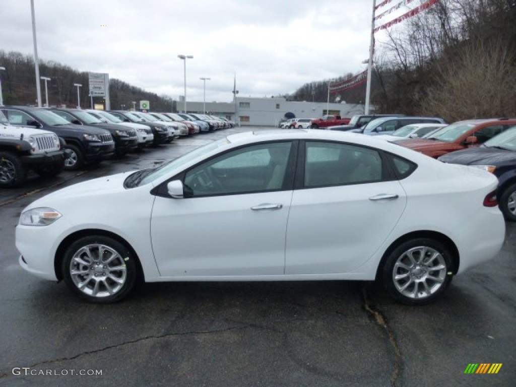 2013 Dart Limited - Bright White / Black/Light Frost photo #2