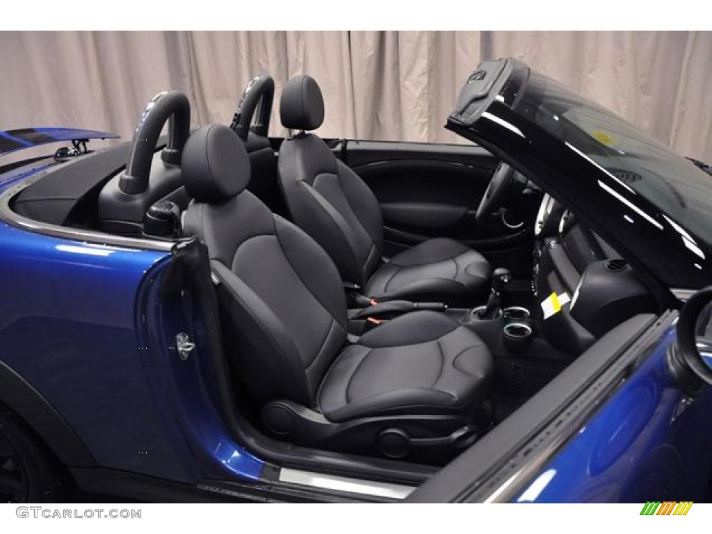 2013 Cooper S Roadster - Lightning Blue Metallic / Carbon Black photo #7