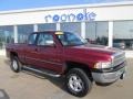1996 Claret Red Pearl Dodge Ram 1500 SLT Extended Cab 4x4 #74925210
