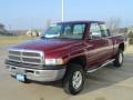 Claret Red Pearl 1996 Dodge Ram 1500 SLT Extended Cab 4x4 Exterior