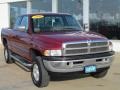 1996 Claret Red Pearl Dodge Ram 1500 SLT Extended Cab 4x4  photo #3