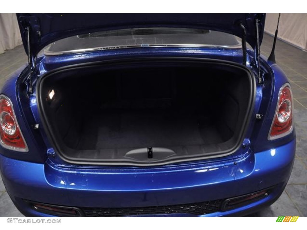 2013 Cooper S Roadster - Lightning Blue Metallic / Carbon Black photo #17