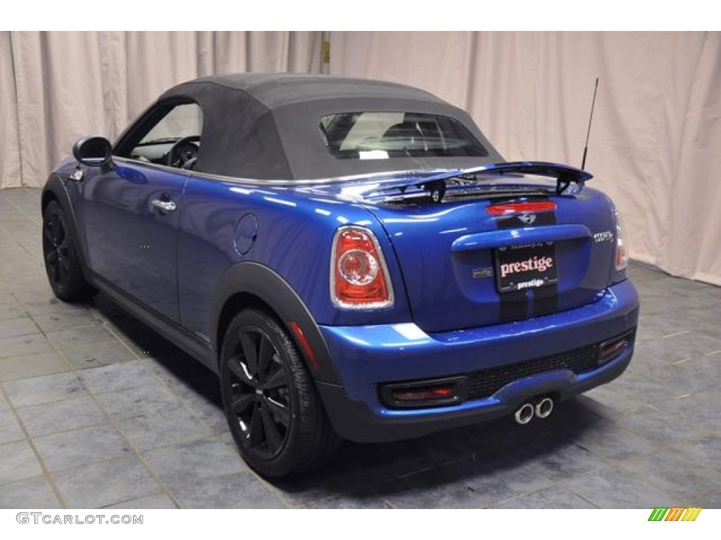 2013 Cooper S Roadster - Lightning Blue Metallic / Carbon Black photo #18