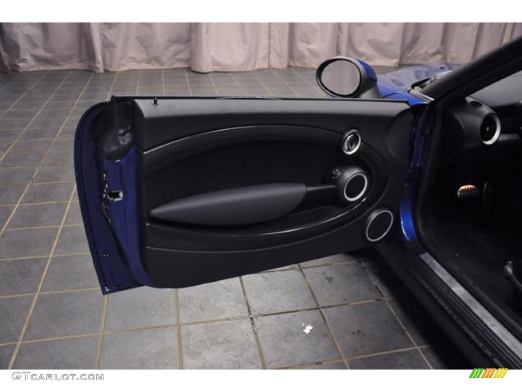 2013 Cooper S Roadster - Lightning Blue Metallic / Carbon Black photo #21