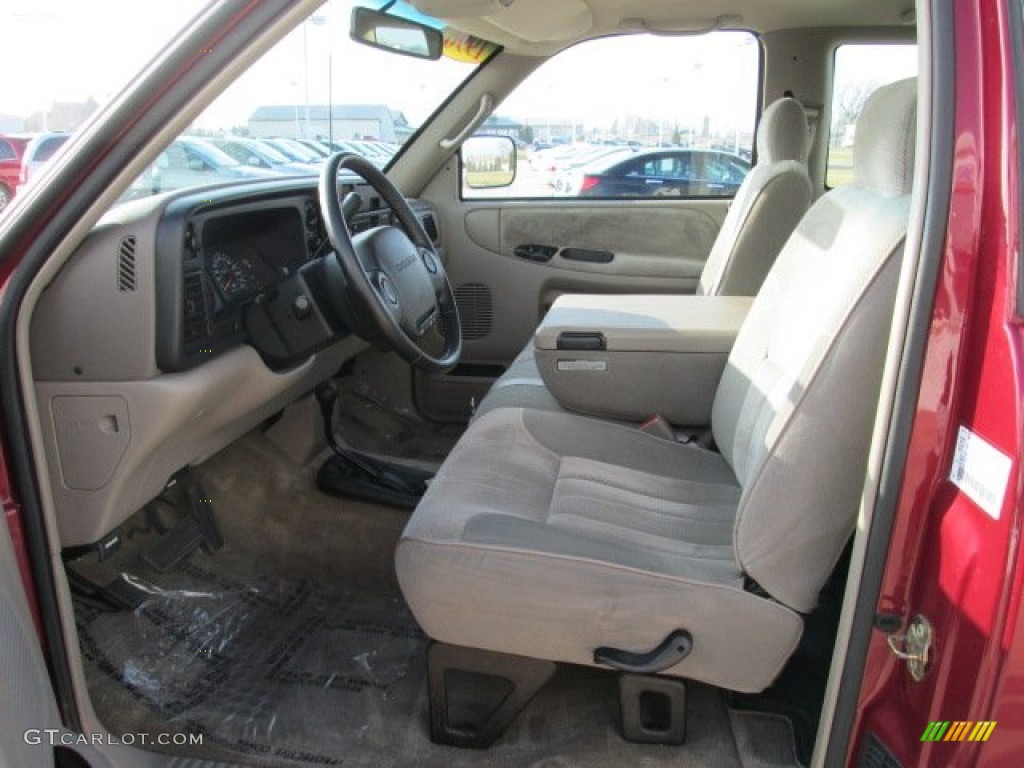 Gray Interior 1996 Dodge Ram 1500 SLT Extended Cab 4x4 Photo #74945190