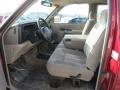 Gray 1996 Dodge Ram 1500 SLT Extended Cab 4x4 Interior Color