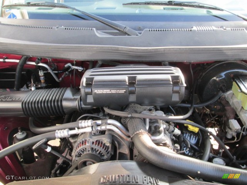 1996 Dodge Ram 1500 SLT Extended Cab 4x4 5.9 Liter OHV 16-Valve V8 Engine Photo #74945317