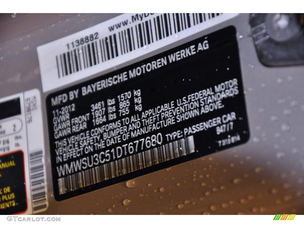2013 Cooper Color Code B47 for Rooftop Gray Metallic Photo #74945599