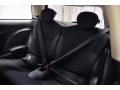 2013 Mini Cooper Carbon Black Checkered Cloth Interior Rear Seat Photo