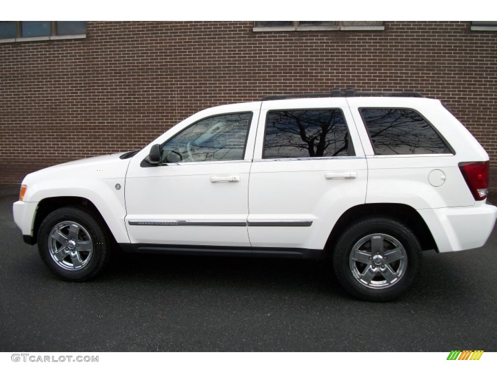 Stone White 2007 Jeep Grand Cherokee Limited 4x4 Exterior Photo #74946019