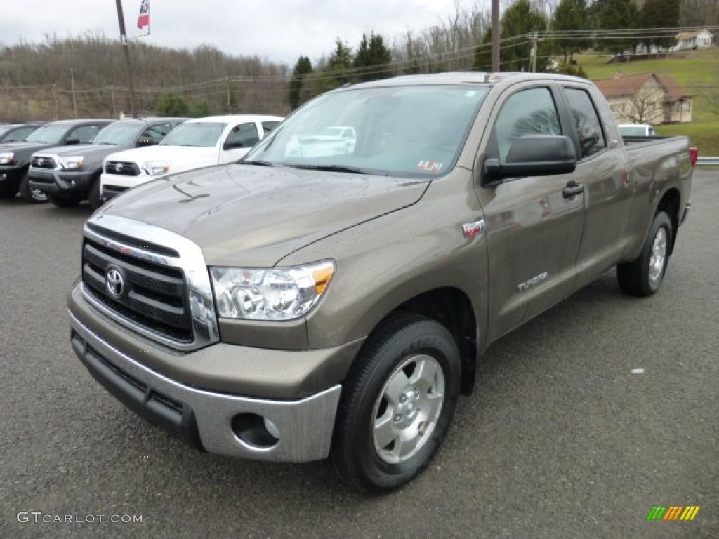 2010 Tundra TRD Double Cab 4x4 - Pyrite Brown Mica / Sand Beige photo #3