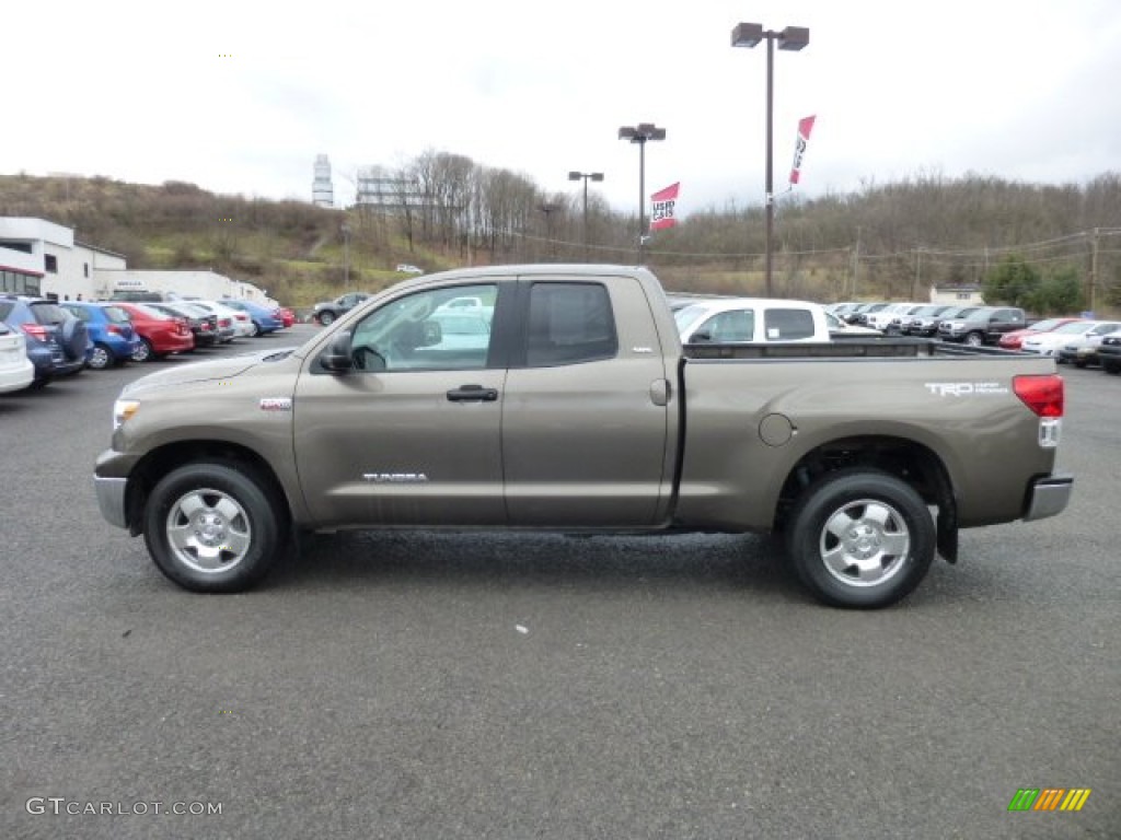 2010 Tundra TRD Double Cab 4x4 - Pyrite Brown Mica / Sand Beige photo #4