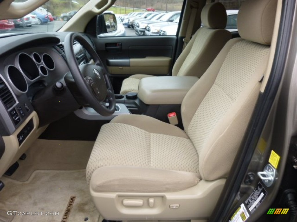 2010 Tundra TRD Double Cab 4x4 - Pyrite Brown Mica / Sand Beige photo #11