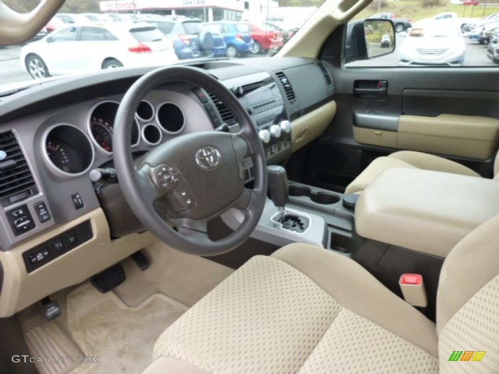 2010 Tundra TRD Double Cab 4x4 - Pyrite Brown Mica / Sand Beige photo #12